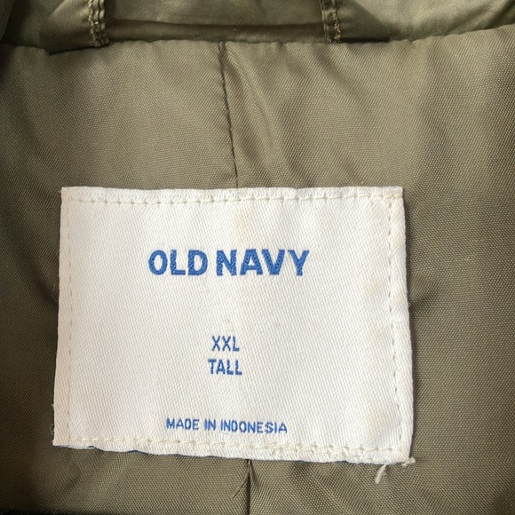 Old Navy Green Quilted Puffer Jacket, XXL Tall - Picture 3 of 7